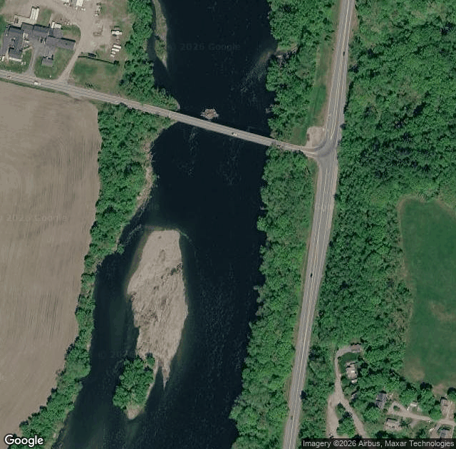 Aerial view of Alyson's Orchard in Walpole, NH