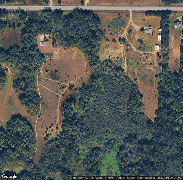Aerial view of Anoka County Farms in Ham Lake, MN