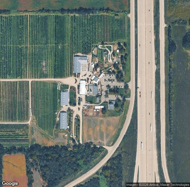 Aerial view of Apple Holler in Sturtevant, WI