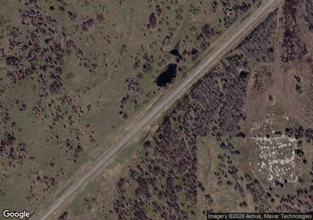 Aerial view of Big Orange Pumpkin Farm at Preston Trail Farms in Gunter, TX