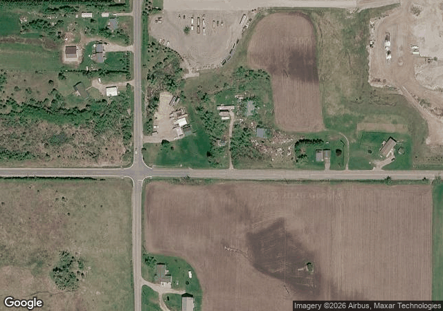 Aerial view of Bill's Farm Market in Petoskey, MI