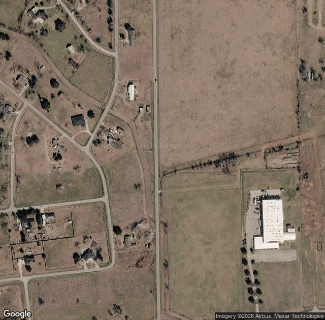 Aerial view of Blessington Farms in Simonton, TX