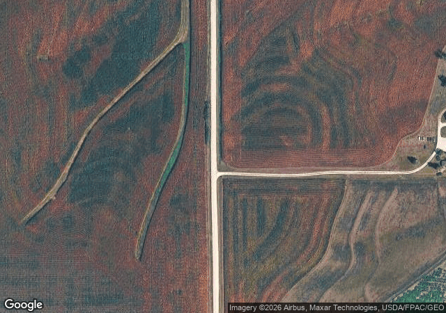 Aerial view of Bloom Farm & Pumpkin Patch in Avoca, NE