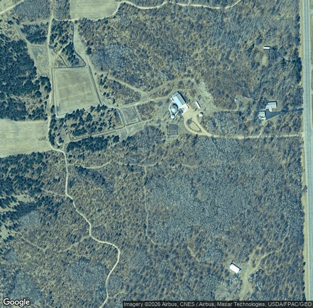 Aerial view of Boysnberries Farm in Brainerd, MN