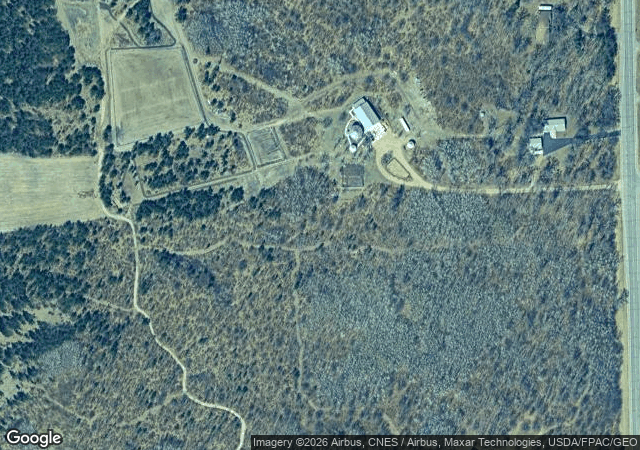 Aerial view of Boysnberries Farm in Brainerd, MN