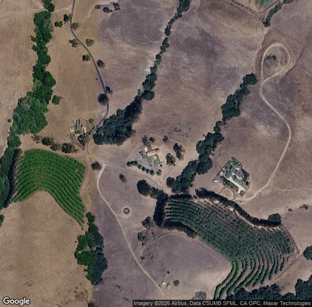 Aerial view of Brookshire Farms in San Luis Obispo, CA