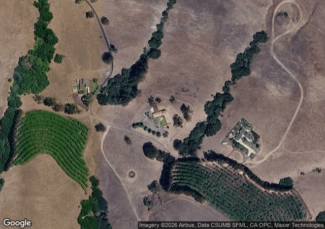 Aerial view of Brookshire Farms in San Luis Obispo, CA