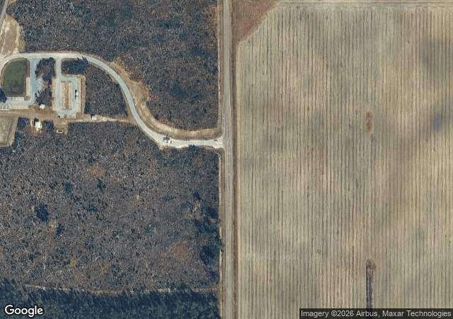 Aerial view of Cannon Farms in Dunnellon, FL