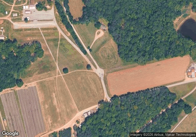 Aerial view of Chesterfield Berry Farm in Moseley, VA