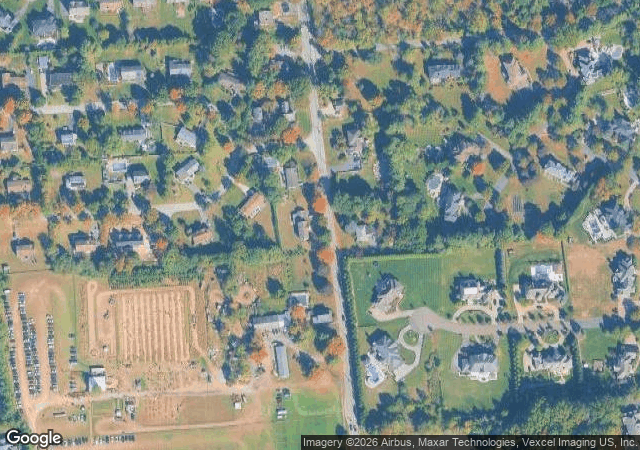 Aerial view of Conklin Farm U-Pick in Montville, NJ