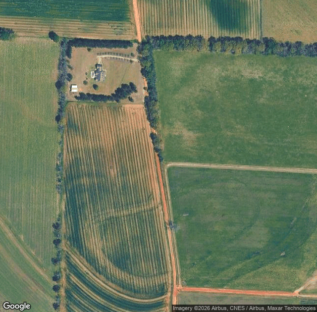 Aerial view of CornDodgers Farm in Headland, AL