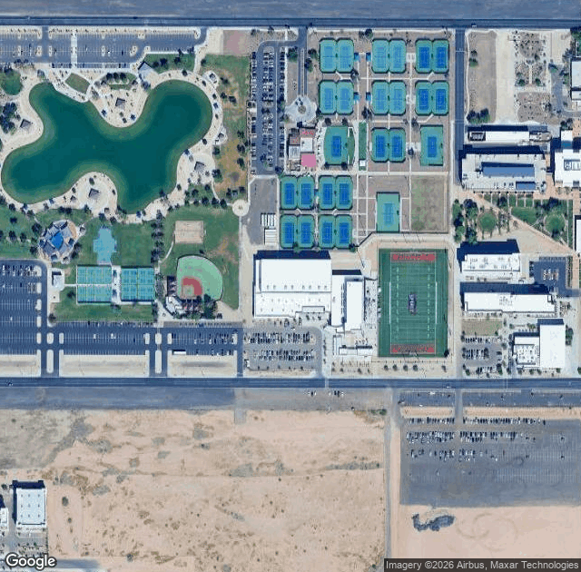 Aerial view of Desert Fall Festival in Surprise, AZ