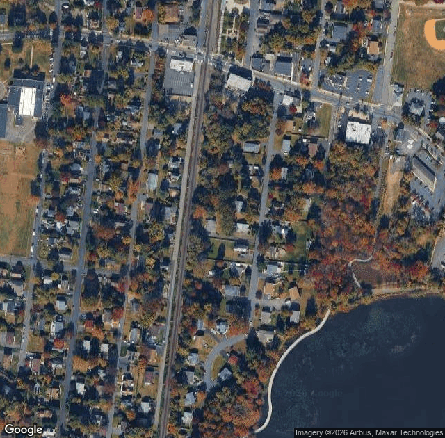 Aerial view of Dr. Davies Farm in Congers, NY