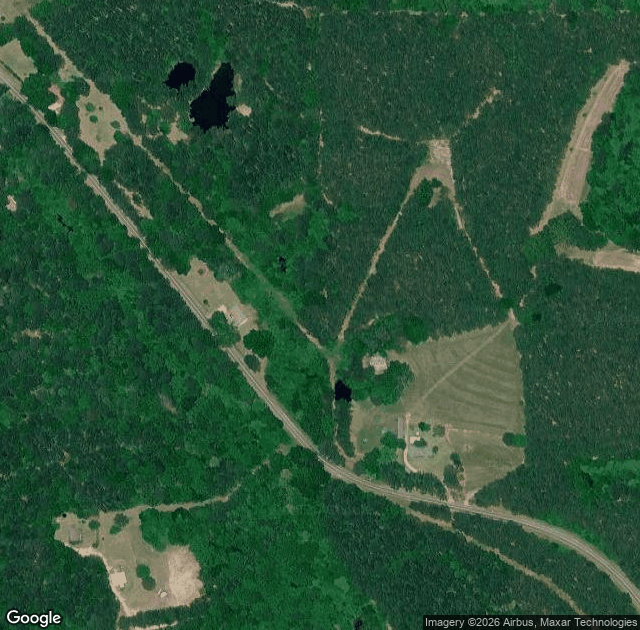 Aerial view of Dry Bottom Farms and Nursery in Weir, MS