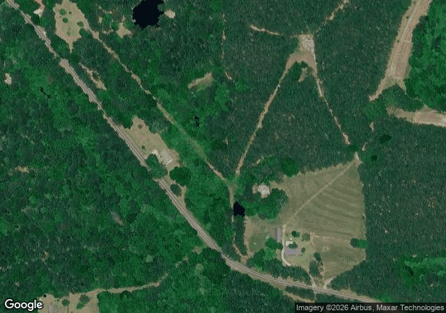 Aerial view of Dry Bottom Farms and Nursery in Weir, MS