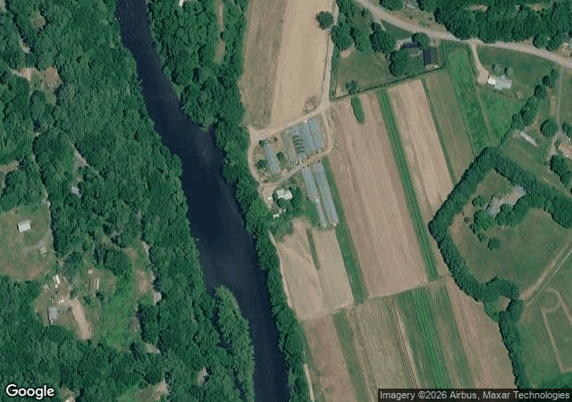 Aerial view of Dutton Berry Farm in Brookline, VT