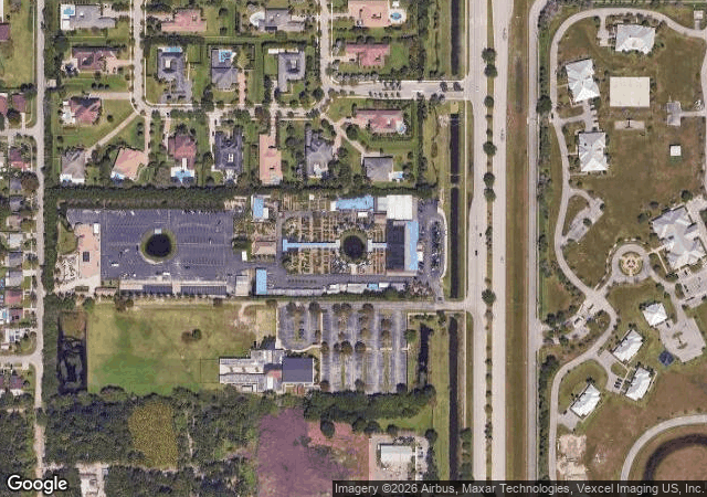 Aerial view of Flamingo Road Nursery — Fall Festival in Davie, FL