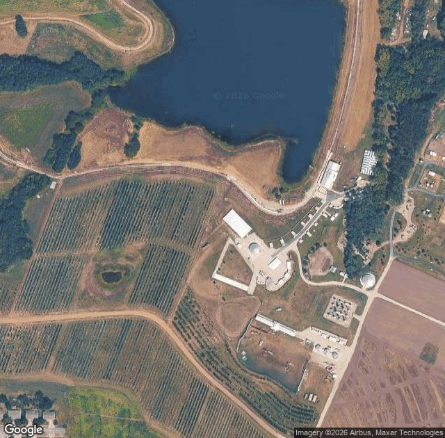 Aerial view of Fun Farm Pumpkin Patch in Kearney, MO