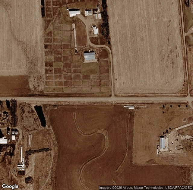Aerial view of Garden of Weedin in Valley Springs, SD