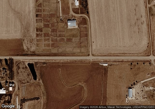 Aerial view of Garden of Weedin in Valley Springs, SD