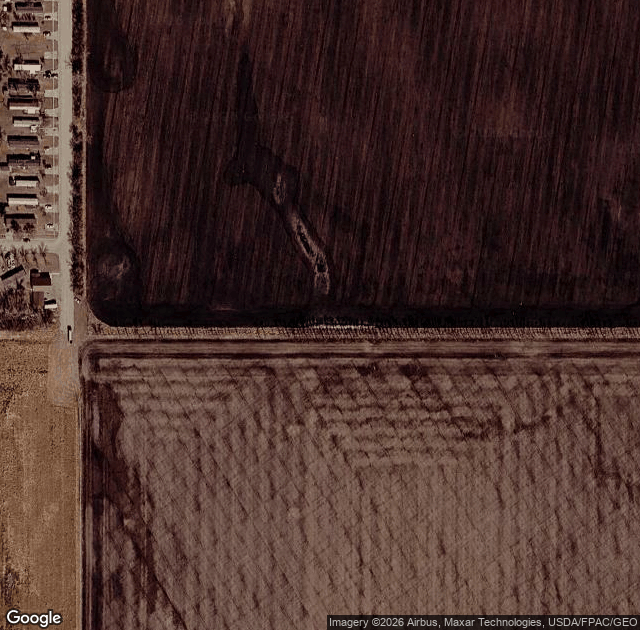 Aerial view of Grafton Corn Maze & Pumpkin Patch in Grafton, ND