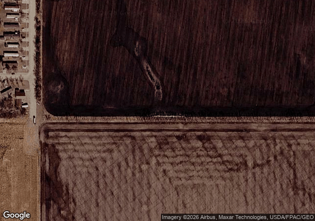 Aerial view of Grafton Corn Maze & Pumpkin Patch in Grafton, ND