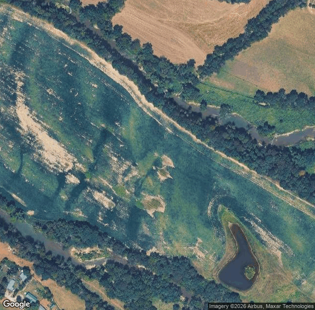 Aerial view of Heavenly Haven Farm in Columbia, KY