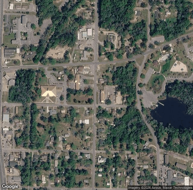 Aerial view of Holland Farms in Milton, FL