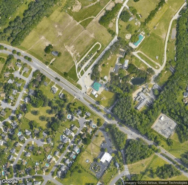 Aerial view of Hunt Club Farm in Virginia Beach, VA