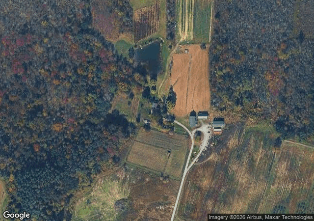 Aerial view of Indian Ladder Farms in Altamont, NY