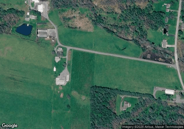 Aerial view of Irons Mill Farmstead in New Wilmington, PA