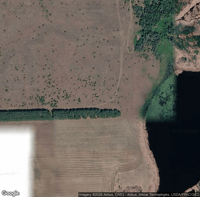 Aerial view of Jerry's Pumpkin Patch in Sturgeon Lake, MN