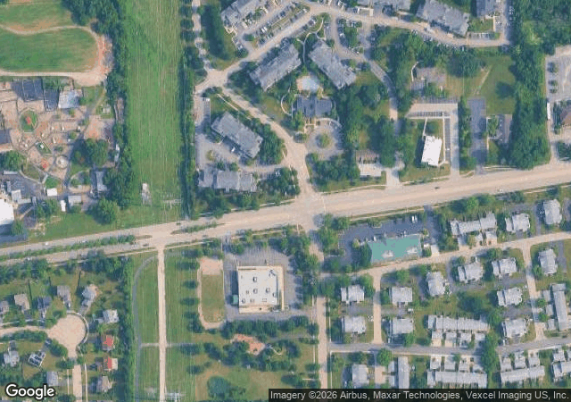 Aerial view of Johansen Farms Children's Zoo & Pumpkin Patch in Bolingbrook, IL