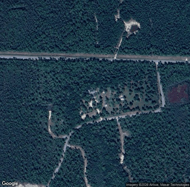 Aerial view of Jolly Bay Farm in Freeport, FL