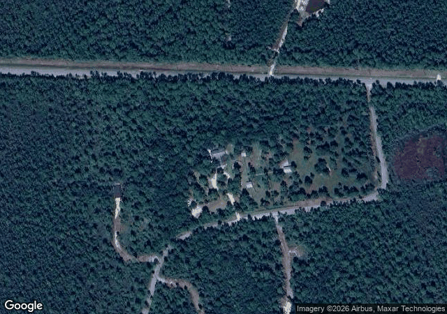 Aerial view of Jolly Bay Farm in Freeport, FL