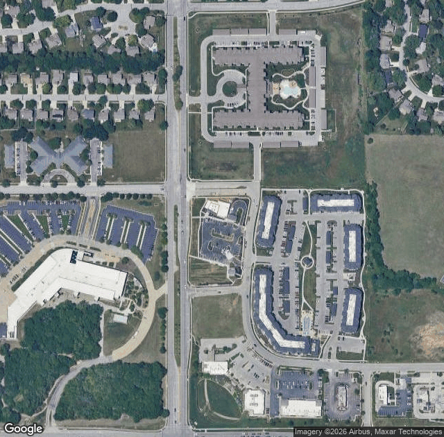 Aerial view of KC Pumpkin Patch in Olathe, KS