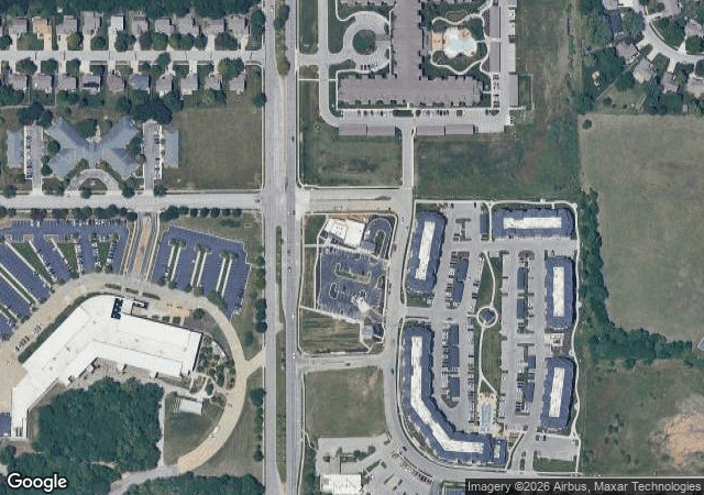 Aerial view of KC Pumpkin Patch in Olathe, KS