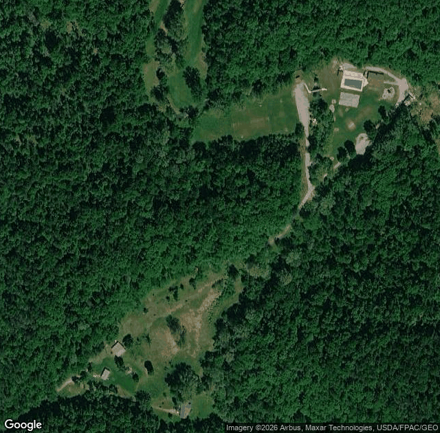 Aerial view of Lazy J Farms in Duck, WV