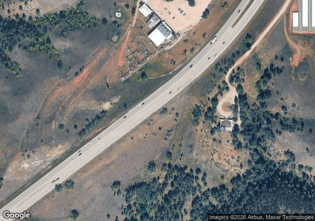 Aerial view of Lil' Harvester's Pumpkin Patch in Rapid City, SD