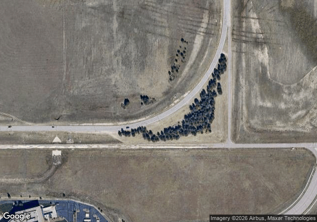 Aerial view of Long Neck Pumpkin Farm in Colorado Springs, CO