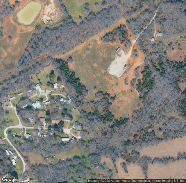 Aerial view of Mainstay Farm Park in Cleburne, TX