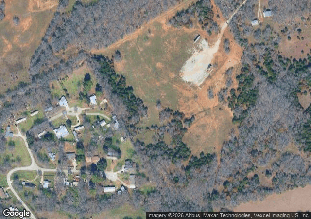 Aerial view of Mainstay Farm Park in Cleburne, TX