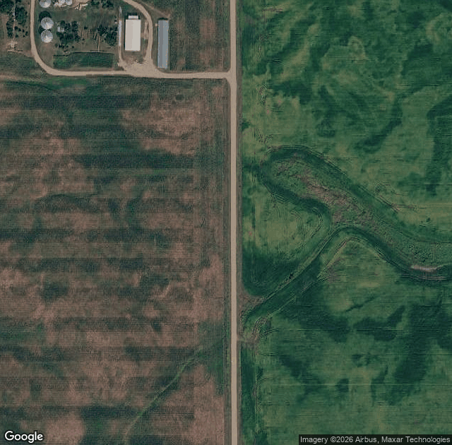 Aerial view of Mazing Acres Pumpkin Patch in Yankton, SD