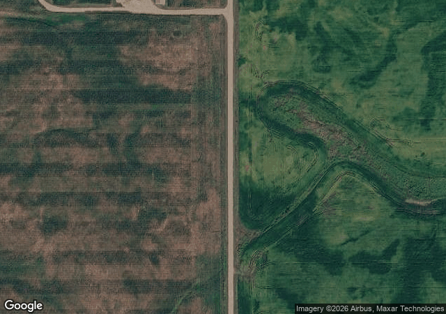 Aerial view of Mazing Acres Pumpkin Patch in Yankton, SD