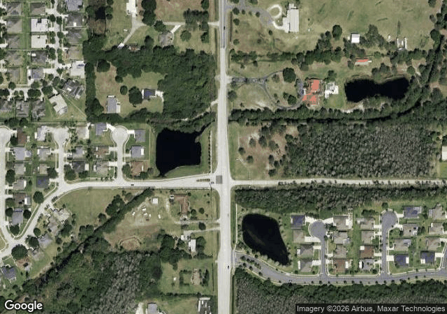 Aerial view of Mick Farms Hometown Harvest in St. Cloud, FL