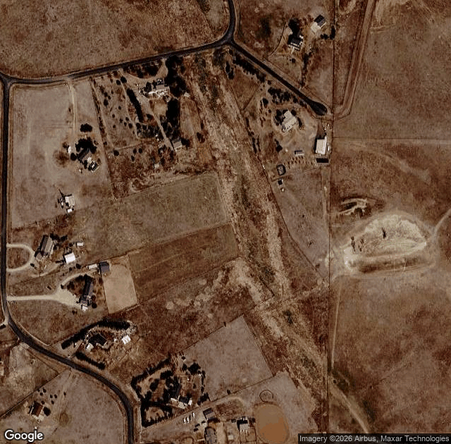Aerial view of Mile High Farms in Bennett, CO