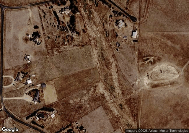 Aerial view of Mile High Farms in Bennett, CO