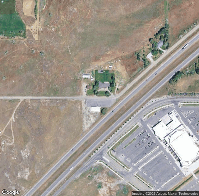 Aerial view of New Sweden Farms in Idaho Falls, ID