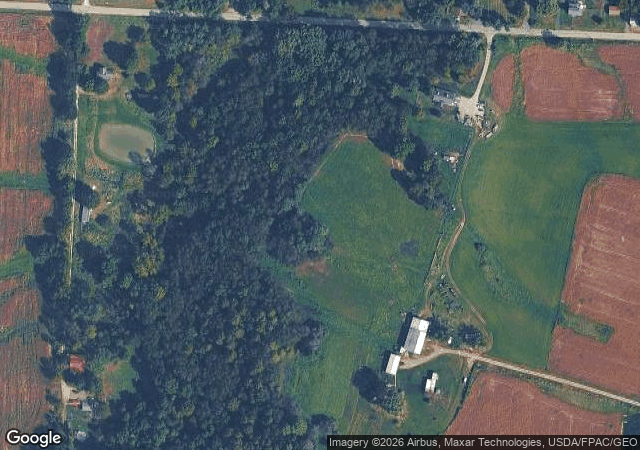 Aerial view of Nickajack Farms Pumpkin Days in North Lawrence, OH