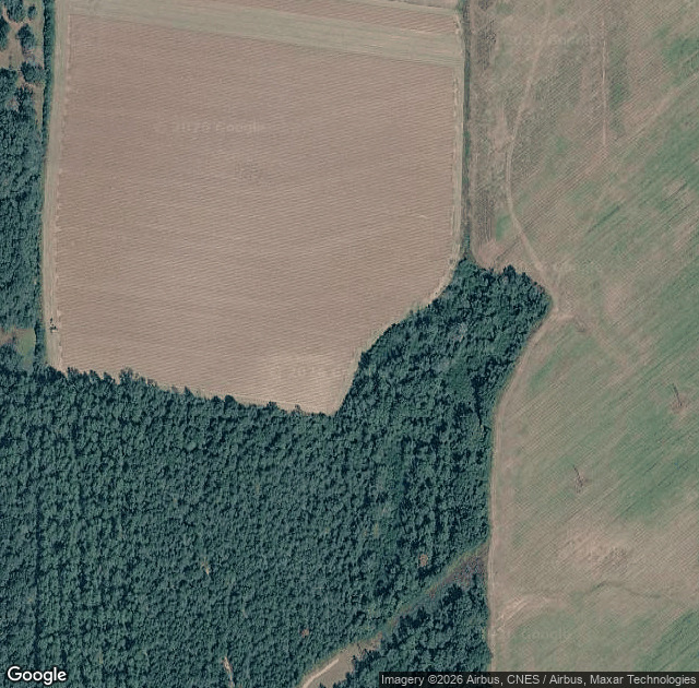Aerial view of Nixon Farm's Corn Maze in Baker, FL